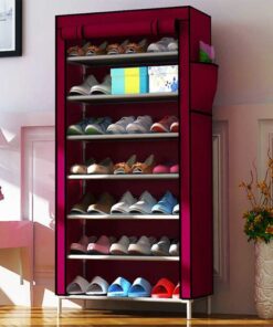 Multi Layer Simple Shoe Rack Household Dust-proof Assembled Saving Space Shoes Organizer Storage Cabinet Shoes Shelf for Home