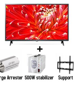 LG Tv 32 inches + support + 500W stabilizer +Surge Arrester