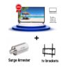 Daya 32 inches smart tv + tv brackets and surge arrester