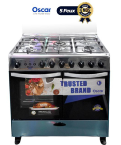 Oscar gas cooker 60x90cm 5Burner
