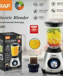 Raf Blender, 6 Blades, 1000 Watts, Silver