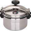 Aluminium Pressure Cooker With extra Glass Cover 26 Cm -9L, Silver