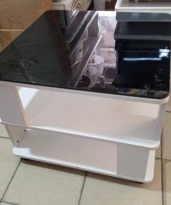3-Tier High Gloss Modern Nightstand (50x50x50cm)