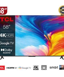 Smart LED TV TCL 58 Inches - Ultra HD 4K Performance with HDR and Google TV