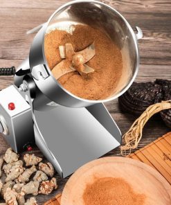 800G Electric Grain Grinder – Stainless Steel High-Speed Spice & Herb Grinder