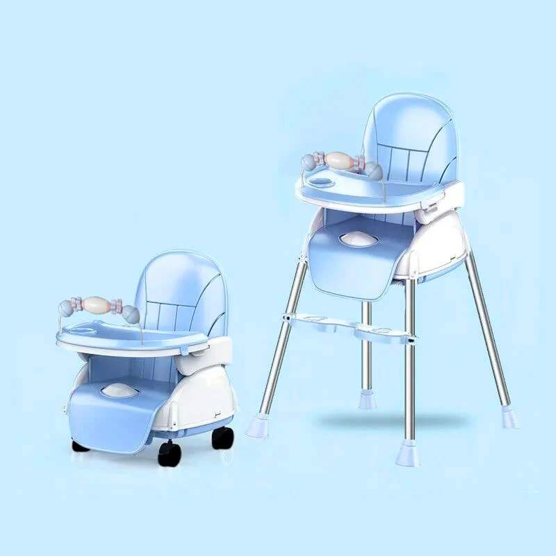 Baby Feeding High Chair, Convertible Baby Chair With Tray, Booster Seat For Infants - Image 4