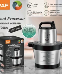 RAF 6L Multi-purpose Household Stainless Steel Food Processor