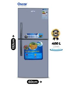 Oscar 400L Double Hinged Refrigerator