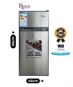 ROCH Refrigerator - RFR-125DT-J - 102 Liters - Gray - 6-Month Warranty