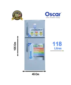 OSCAR 118L Mini Refrigerator – OSC R150S – Compact,