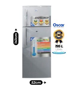 Double Door Refrigerator - OSCAR OSC-R215S - 195L