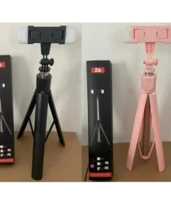 Selfie stick With Tripod Bluetooth Remote Control