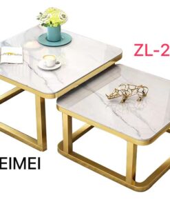 Iron Frame Handmade 20.5" x 20.5" Square Coffee Table