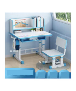 Kids Desk White-Light Blue 45x70x75cm