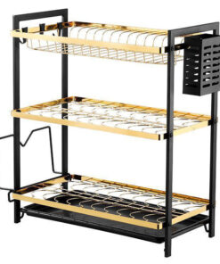 Dish rack for kitchen storage