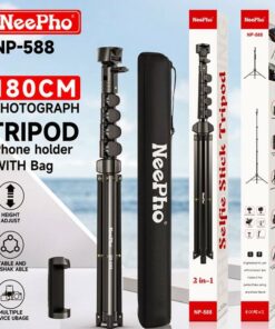 NeePho NP-588 2-in-1 Selfie Stick & Tripod – 1.7m Extendable Stand in Cameroon
