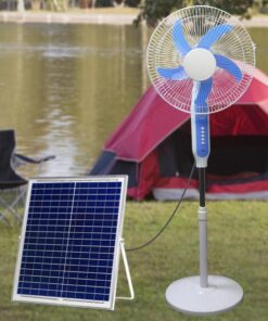RECHARGEABLE SOLAR PANEL FAN
