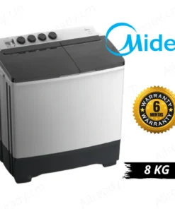 Midea MT100W80 8 kg Semi-Automatic Washing Machine.