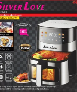 AIR FRYER SILVER LOVE 1500W 10L (MS-1805DW)