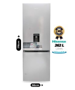 Hisense Refrigerator - 262 Liters - With Water Dispenser - RD-35DC4SB - 6 months