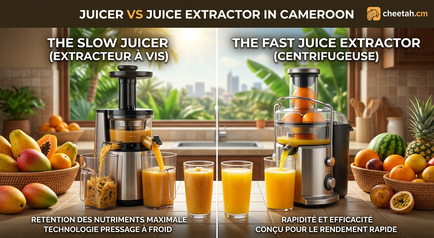 Juicer vs Juice Extractor in Cameroon