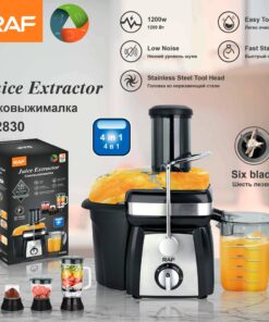 RAF R.2830 4-in-1 Juice Extractor – 1200W
