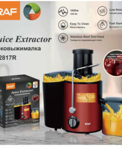 RAF R.2817R Juice Extractor – 400W – 450ML Capacity – 40L/h – Stainless Steel Tool Head