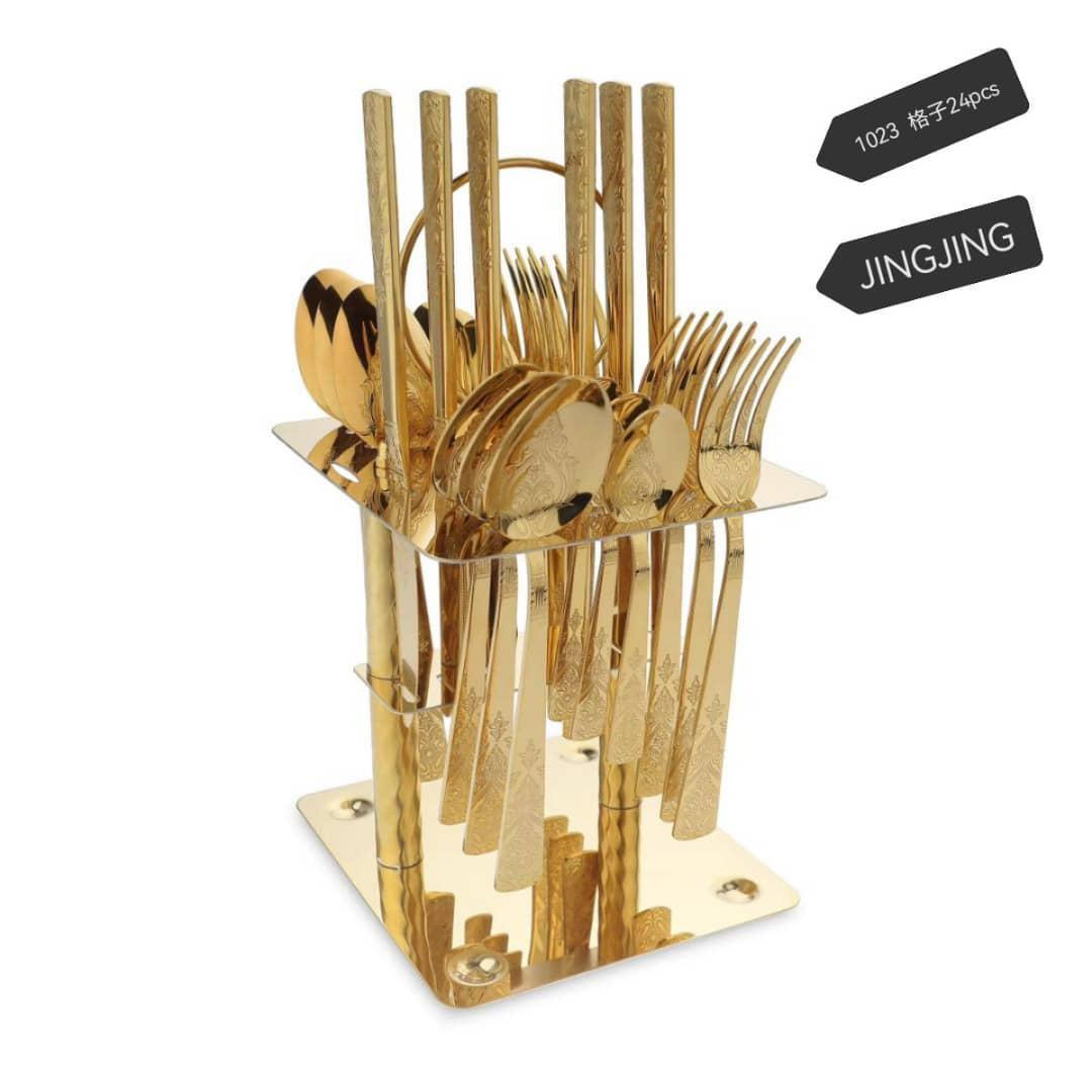 248 Cutlery Set – Stainless Steel Flatware Set (Fork, Knife, Spoon) - Image 2