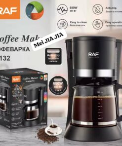 RAF R.132 Coffee Maker – 680W – 1.2L Capacity – Anti-Drip – Easy to Clean – Enjoy Your Coffee at Home