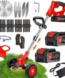 Brand: Aboutool | Product Type: Cordless Weed Wacker / Stringless Grass Trimmer | Battery: 2.0Ah Rechargeable | Functions: 3-in-1 (Trimmer, Edger, Brush Cutter) | Features: Foldable, Adjustable Height, Lightweight
