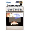 Oscar 4-Burner Cooker - 60*60 - Champagne - 6-Month Warranty